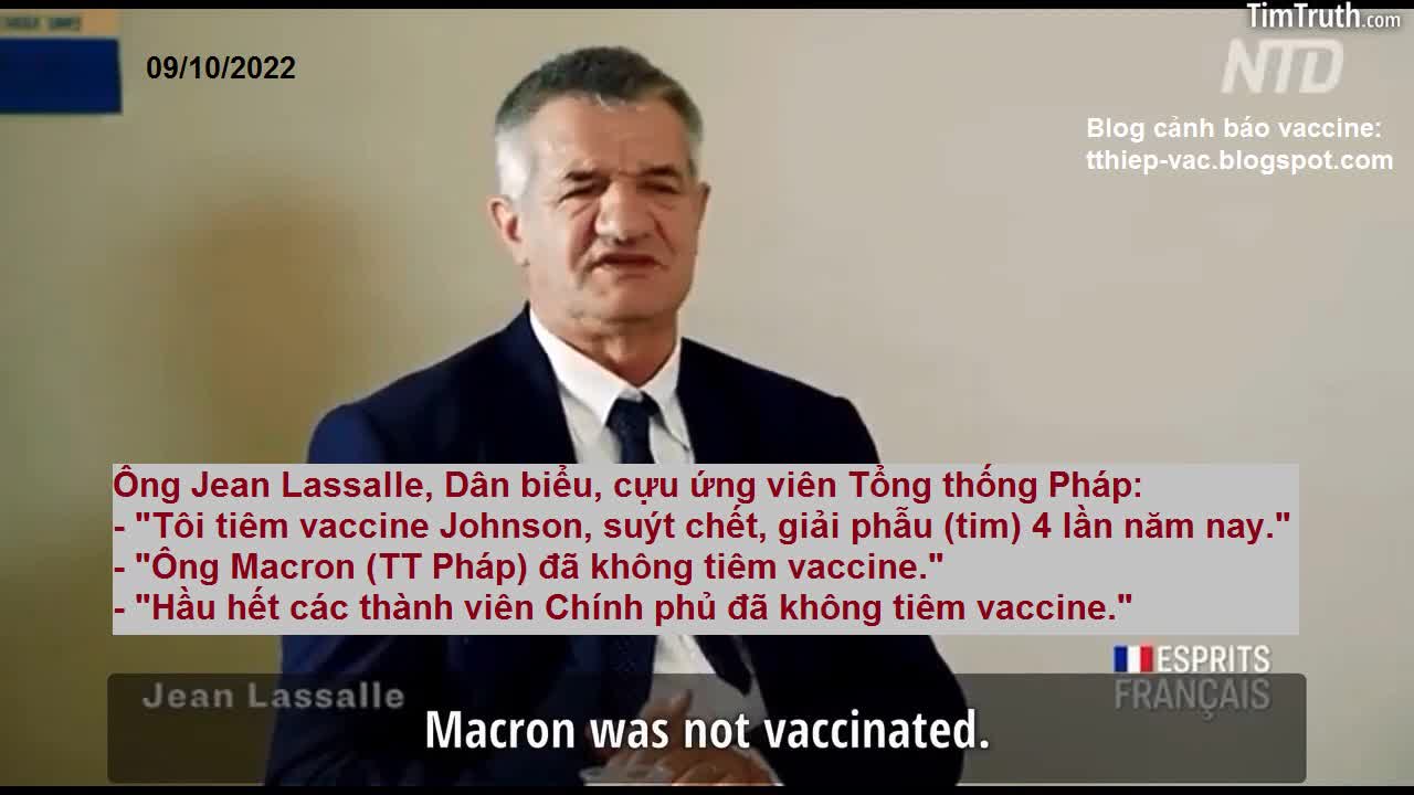 Tổng thống Pháp không tiêm vắc-xin (covid)