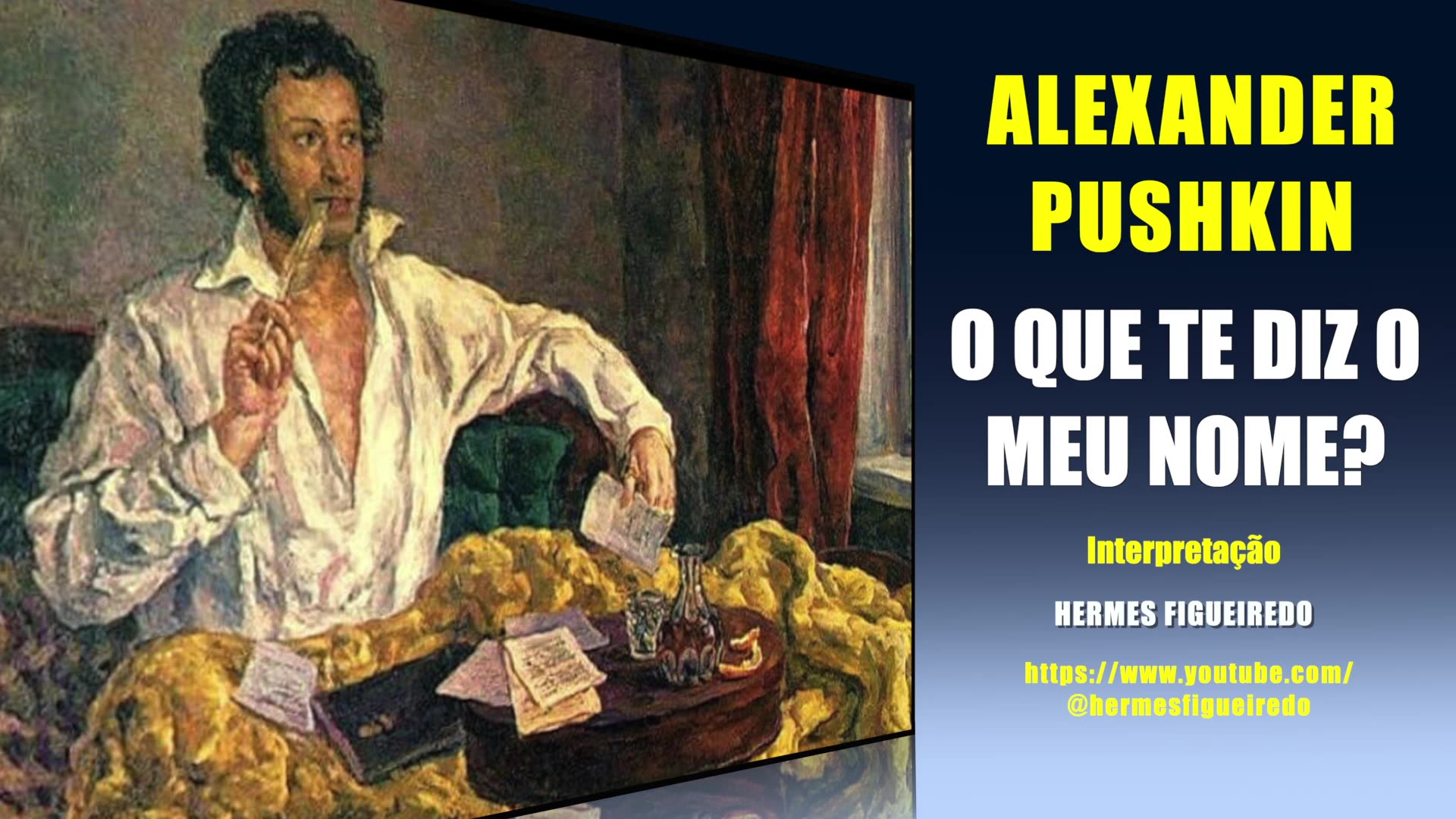 Poetry What Does My Name Tell You? [Pushkin]