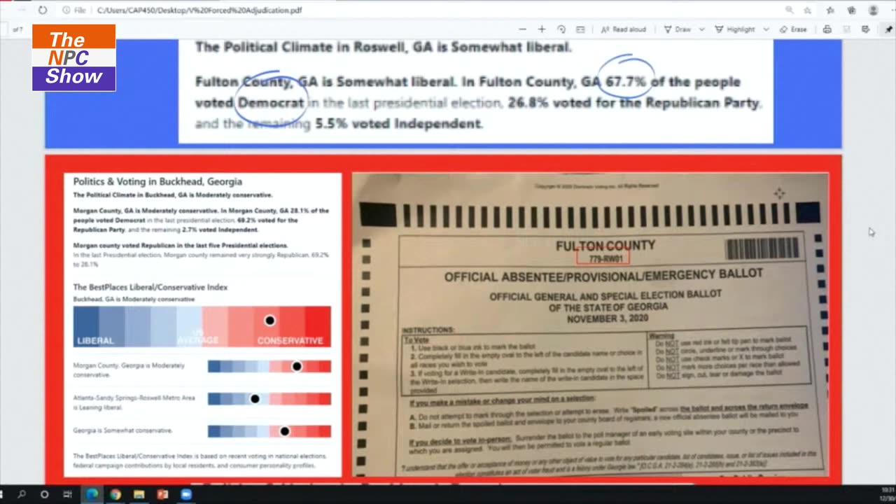 Jovan Hutton Pulitzers 2020 Election Fraud Presentation In Georgia 🥤😠🍿
