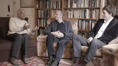 Rupert Sheldrake💀 Death – Satish Kumar and Rupert Sheldrake, interviewed by Guy Hayward