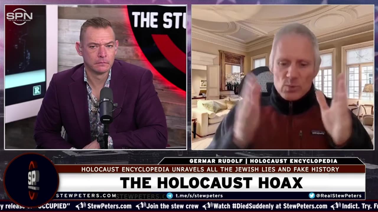 Stew Peters on the Holohoax