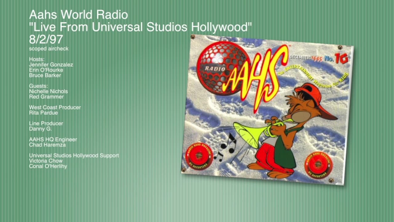 Live From Universal Studios Hollywood 8/2/97