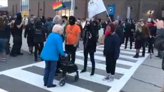 Antifa harass elderly couple in Canada