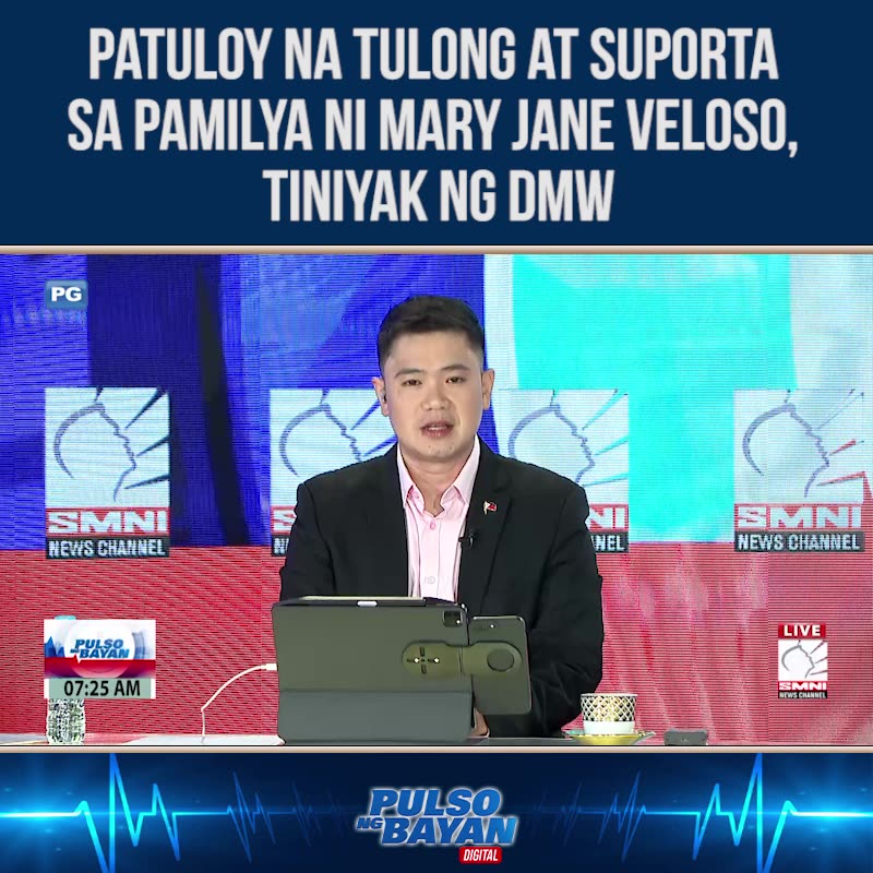 Patuloy na tulong at suporta sa pamilya ni Mary Jane Veloso, tiniyak ng DMW