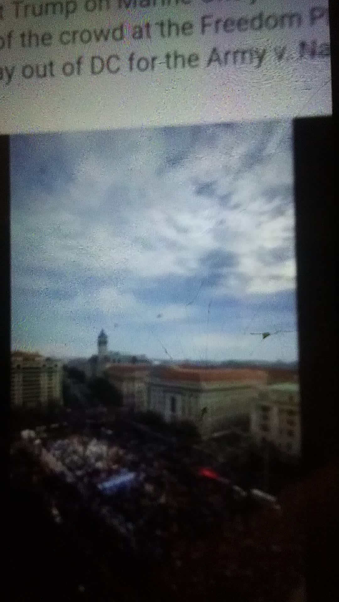 Trump Text Trump Flyover 12/12/2020