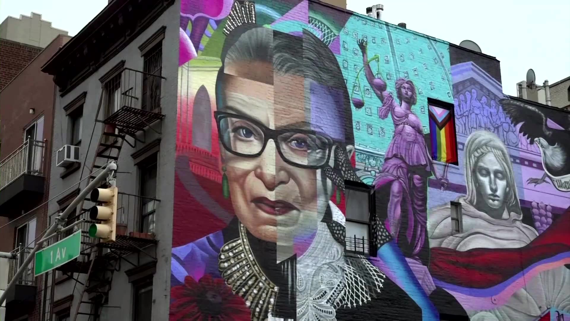 Stamp honoring Ruth Bader Ginsburg unveiled