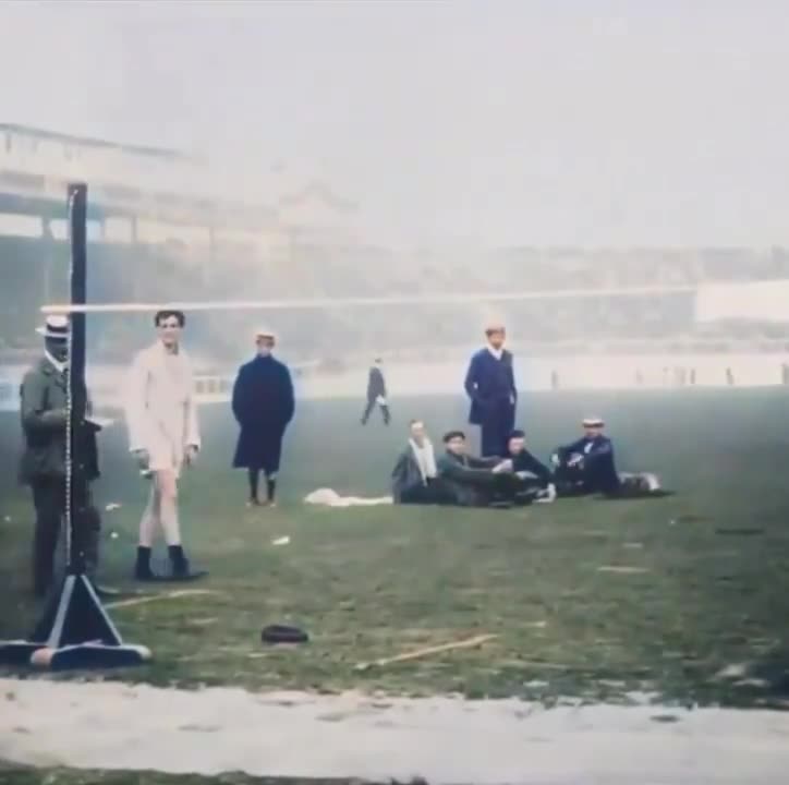 Footage of the 1908 London Olympics, the first Games held outside Greece