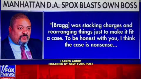 SHOCKING leaked audio from DA Bragg's office reveals truth about Trump charges