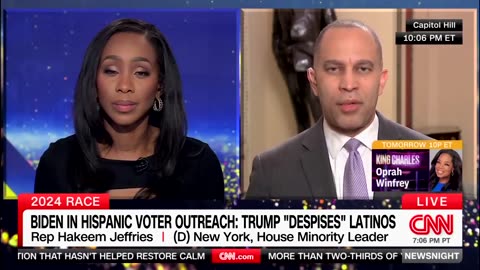 Dem Rep. Hakeem Jeffries Had No Spin At The Ready When CNN Hit Him With This Biden vs. Trump Poll
