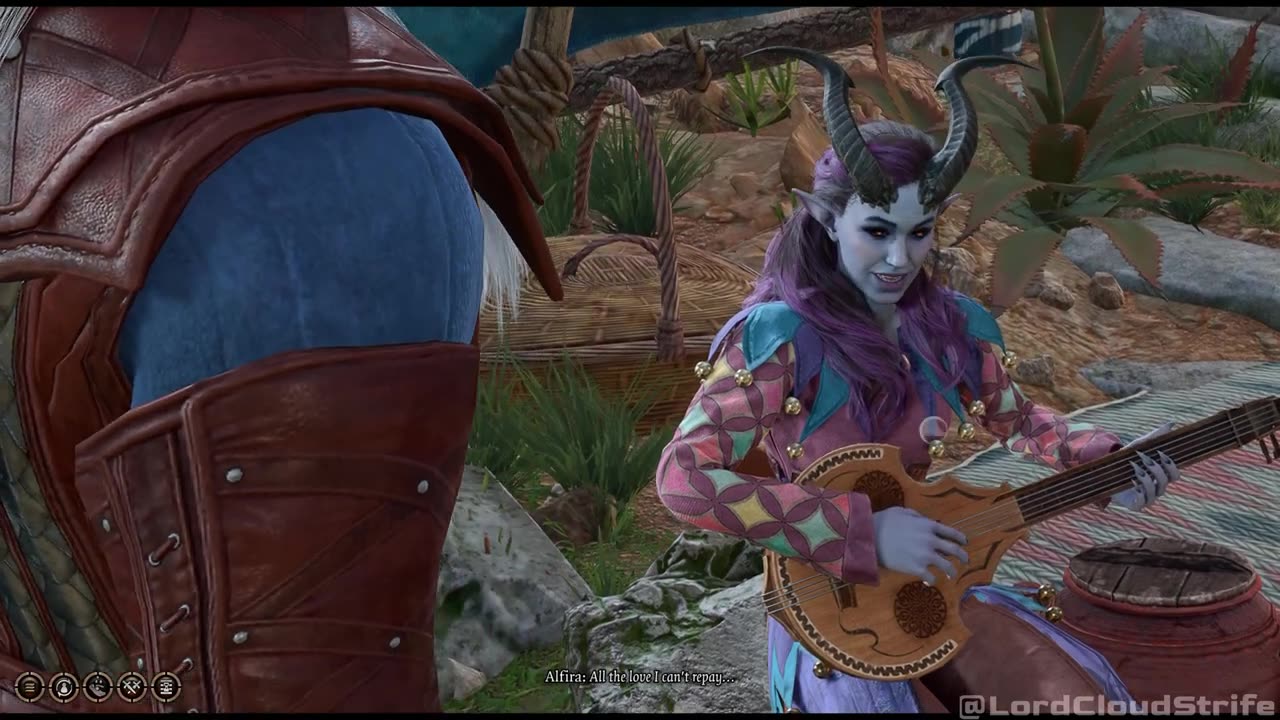 Baldurs Gate 3 - Alfira Song Music Weeping Dawn No Commentary